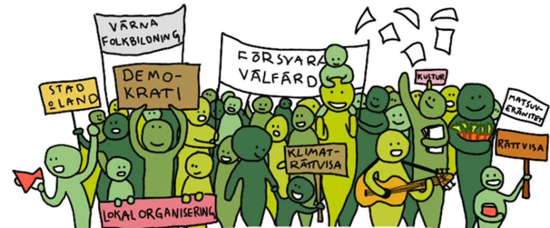 Stad- och Land-nätverket berättar om stafetten i Sverige